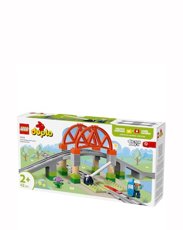 LEGO DUPLO Train Bridge and Tracks Expansion Set Toy 10426