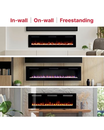 Dimplex Sierra Linear 48 Fireplace Fire Suite