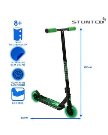 Stunted Glostorm Pro Stunt Scooter