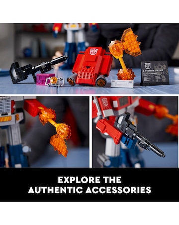 LEGO Icons Optimus Prime, Transformers Robot Model Set 10302
