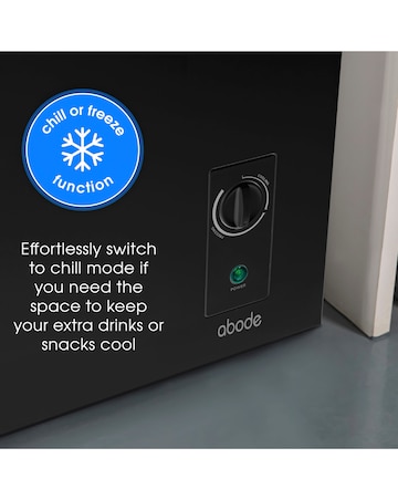 Abode A99CF0E1B Chest Freezer 99L - Black