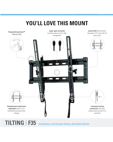 Sanus F35c-B2 Tilting 32 - 55" TV Bracket