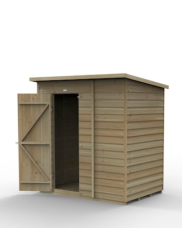 4LIFE Pent Shed 6x4 - Single Door - No Windows (Home Delivery)