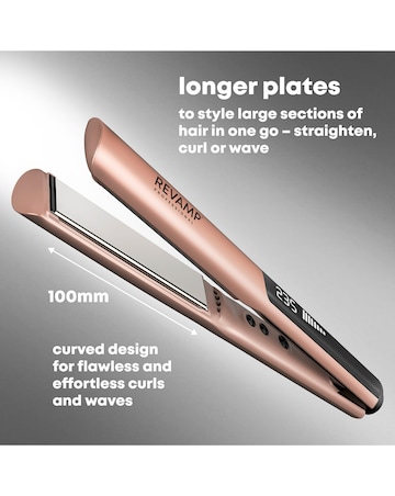 Revamp Dynamic Radiance Straight & Style Ceramic Ionic Hair Straightener