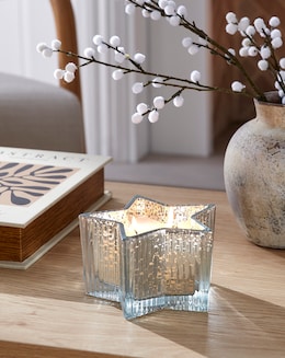 Starry Night Star Glass Candle