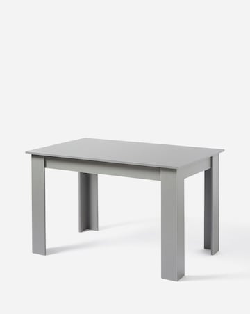 Dakota 4 Seater Dining Table with 4 Ava Button Back Chairs