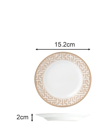 Waterside Gold Maze 20 Piece Dinner Set