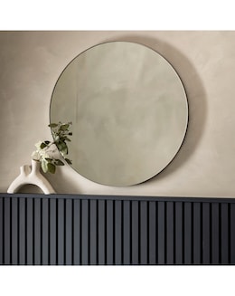 Gallery Bowie Round Mirror Silver