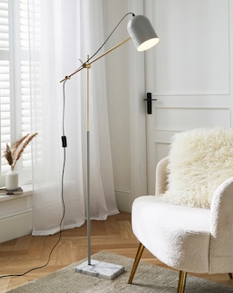 Emery Marble Base Floor Lamp