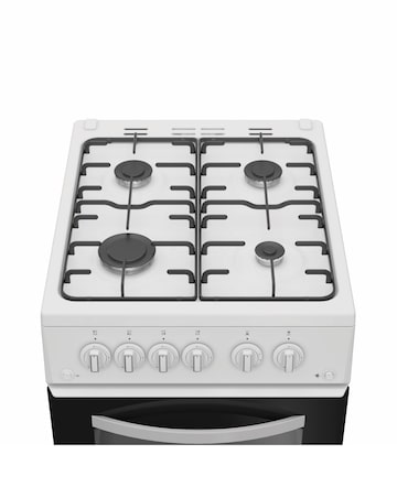 Indesit ITG5GMW 50cm Gas Twin Cooker - White