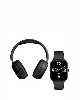 Reflex Active Nexus Black Calling Smart Watch and Headphone Set