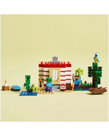 LEGO Minecraft The TNT Jungle House Video Game Collectible Building Toy 21275