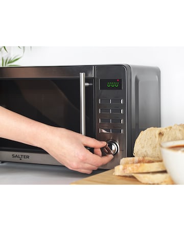 Salter Stainless Steel Kettle, Toaster and Microwave