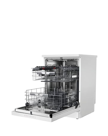 Hoover H-Dish 500 HF 4B7F0W-80 14 Place, Full Size WiFi Dishwasher - White