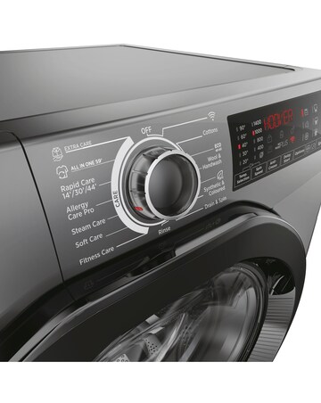 Hoover H-WASH 350 H3WPS4126TAMBR80, 12kg, Washing Machine, Graphite
