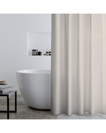 Catherine Lansfield Timeless Stripe Shower Curtain