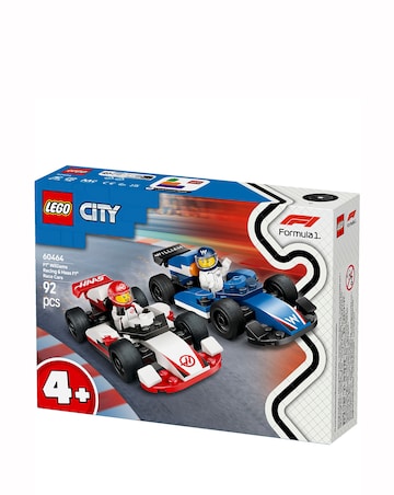LEGO City F1 Williams Racing & Haas F1 Race Cars Set 60464