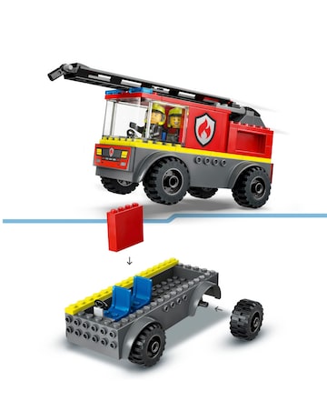 LEGO City Fire Engine with Ladder, Firefighter Toy 60463