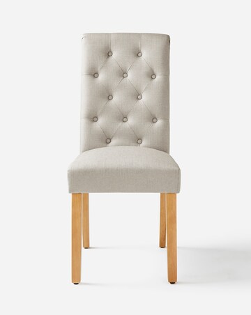 Ava Button Back Pair of Dining Chairs