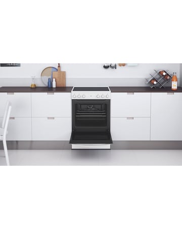 Indesit IS67V5KHW/UK Single Electric Cooker