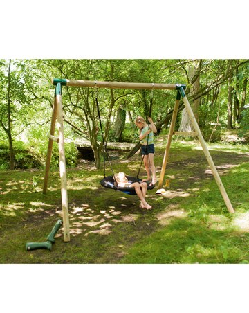 Plum Spider Monkey 2 Wooden Garden Swing