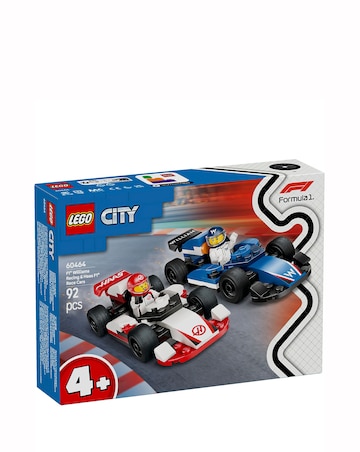 LEGO City F1 Williams Racing & Haas F1 Race Cars Set 60464