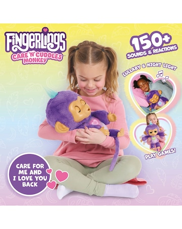Fingerlings Care N Cuddle Monkey