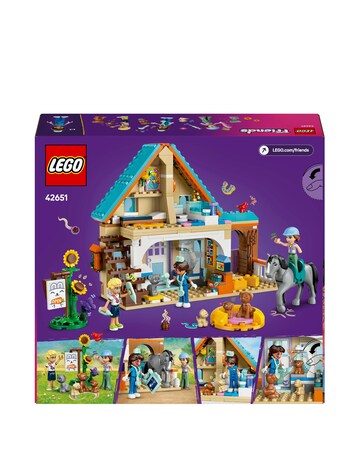 LEGO Friends Horse and Pet Vet Clinic Animal Toy Set 42651