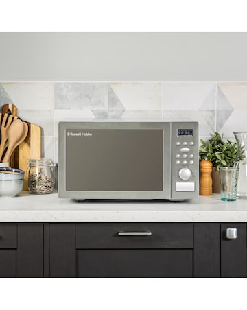 Russell Hobbs 25 Litre Stainless Steel Digital Combination Microwave
