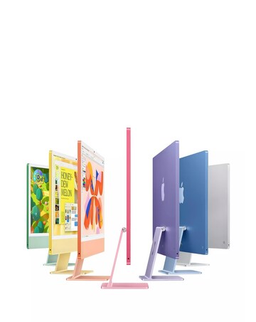 Apple iMac (M4, 2024) 24in Retina 4.5K, 8-core CPU, 8-core GPU, 256GB - Pink