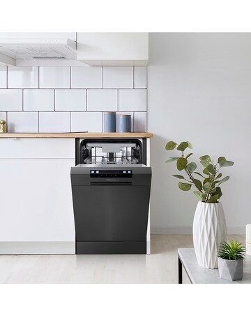 Hisense HS523E15BUK Slimline 10 Place Settings Dishwasher - Black