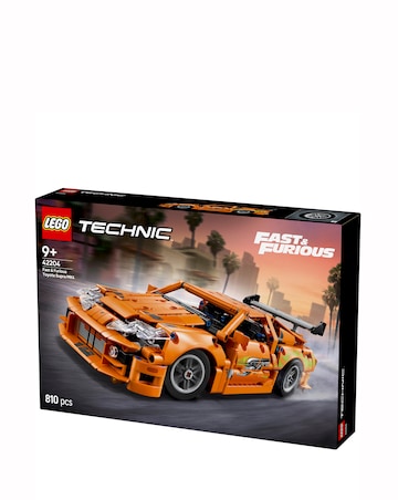 LEGO Technic Fast and Furious Toyota Supra MK4 Toy Sports Car Model Kit 42204