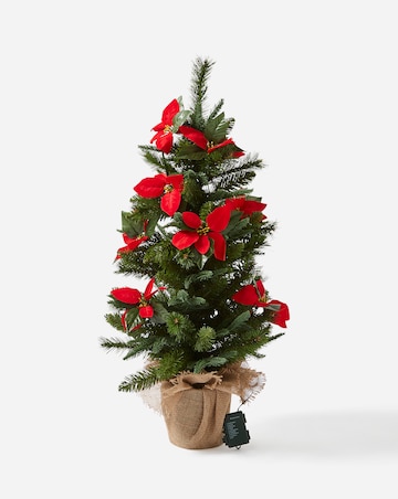 Christmas Poinsettia 3FT Christmas Tree