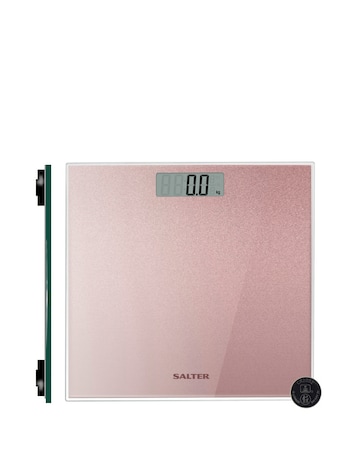 Salter Rose Gold Glitter Electric Scale