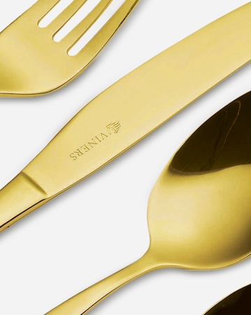 Viners Purity Gold 16 Piece Cutlery Set