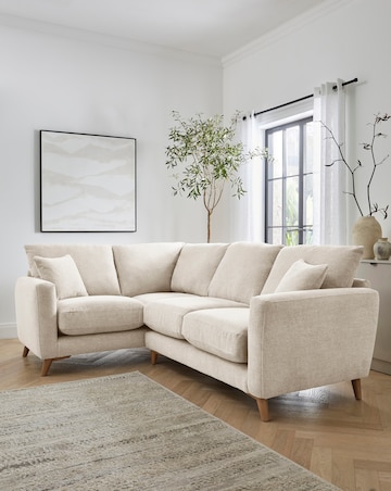 Beckett Chenille Left Hand Corner Sofa