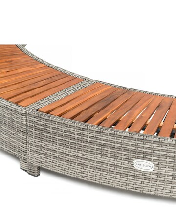 Lay-Z-Spa 200cm Round Rattan Hot Tub Surround