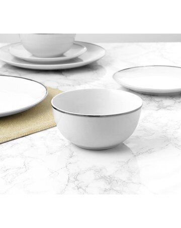 Waterside Platinum 12 Piece Dinner Set