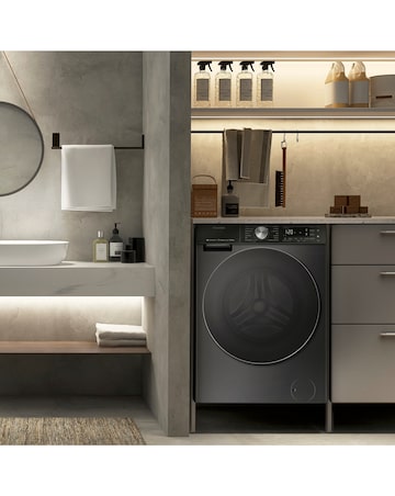 Hisense 5S Series WD5S1045BB 10.5KG Auto Dosing Freestanding Washer Dryer Black