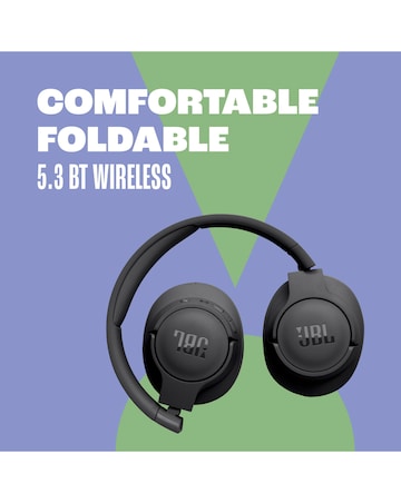 JBL Tune 720BT Wireless Over-Ear Headphones - Black