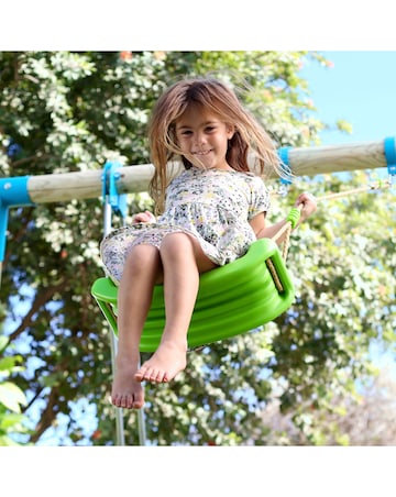 TP Galapogus Wooden Swing Set & Slide