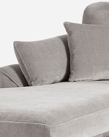 Hepburn Velvet Left Hand Corner Chaise Sofa