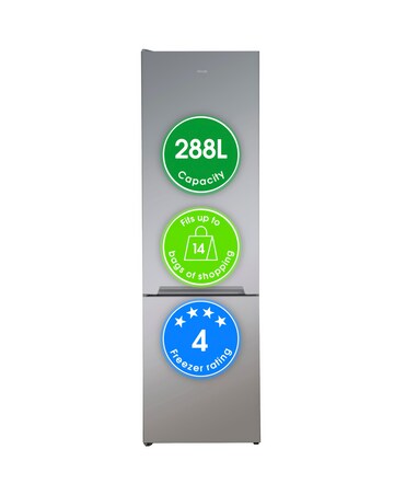 Abode A180FF541E1S 70/30 Fridge Freezer - Silver