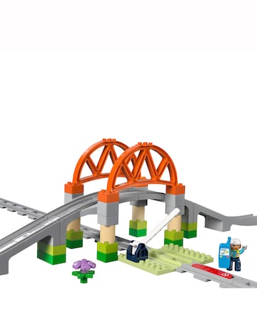 LEGO DUPLO Train Bridge and Tracks Expansion Set Toy 10426