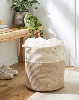 Julipa Storage Basket with Speckles
