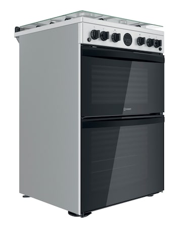 Indesit ID67G0MCX/UK 60cm Gas Double Cooker + Installation