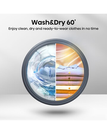 Hisense 3 Series WD3M841BWI Integrated 8/6kg Washer Dryer 1400rpm White