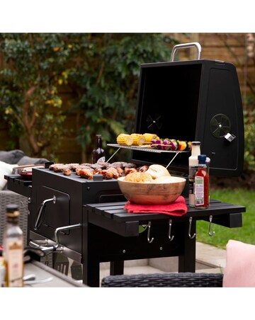 George Foreman XL Smoker Charcoal BBQ