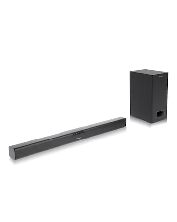 Sharp HT-SBW110 2.1ch 180W Soundbar with Wired Subwoofer