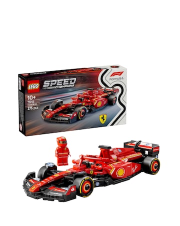 LEGO Speed Champions Ferrari SF-24 F1 Race Car Toy Vehicle and Driver Set 77242